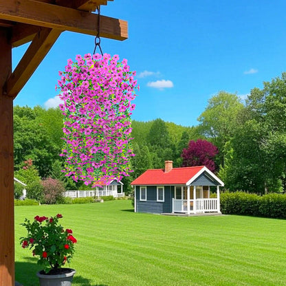 Artificial Fake Hanging Flowers for Outdoors Decoration