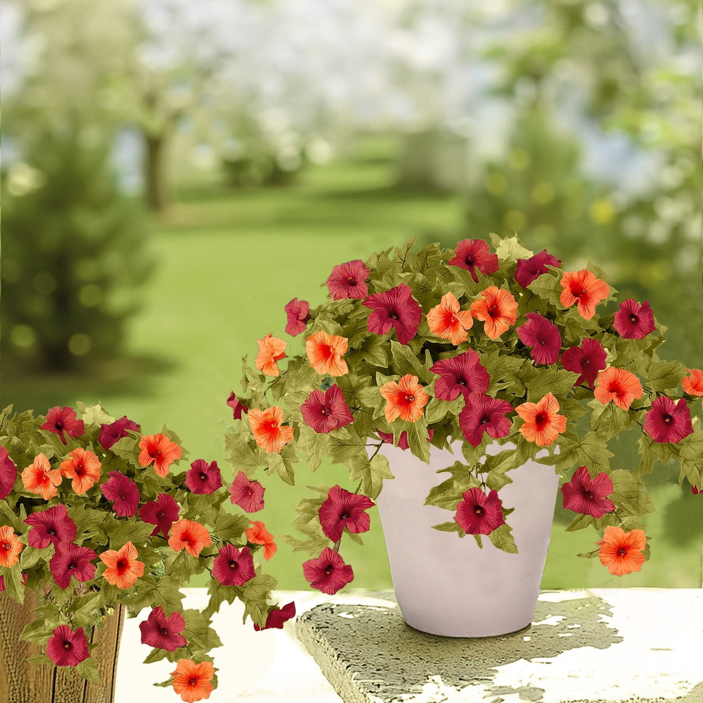 Artificial Flowers for Outdoors Faux Plants