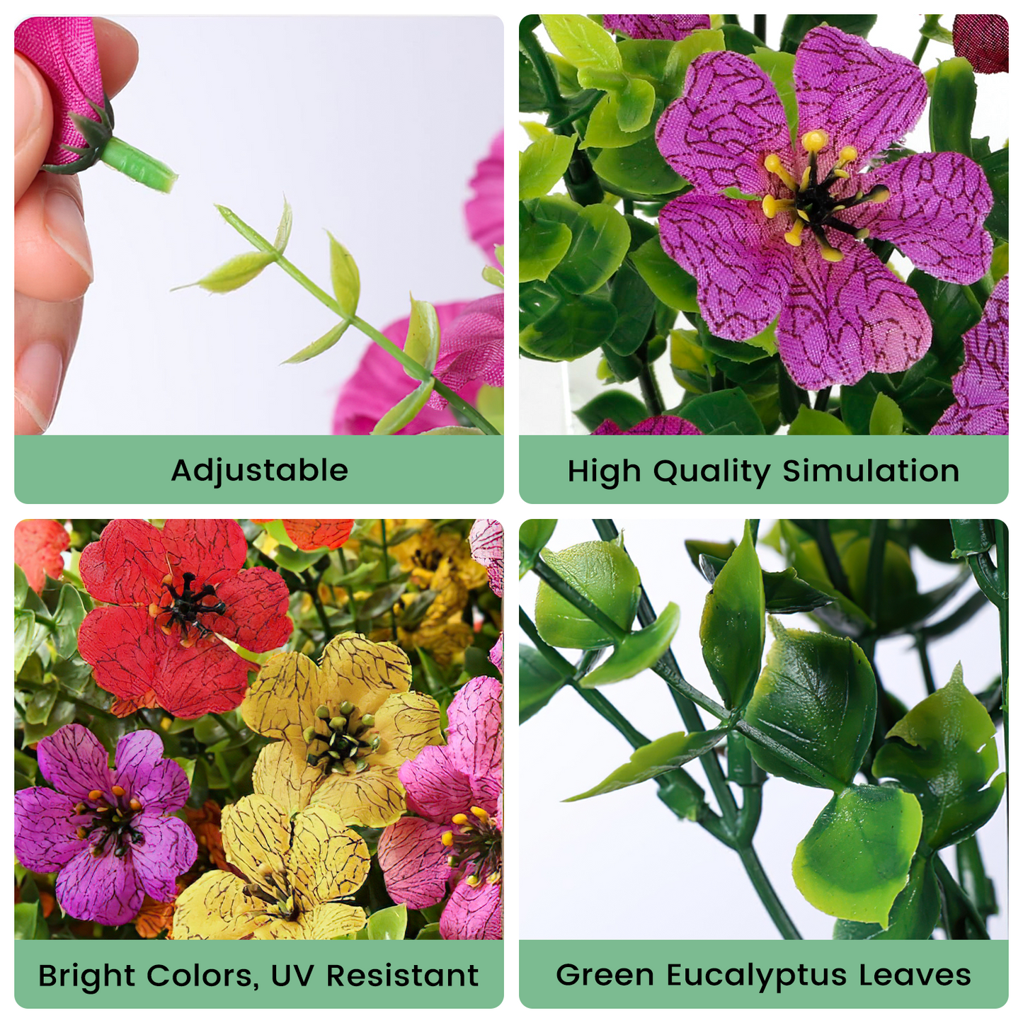 Artificial Flowers for Outdoor Decoration,