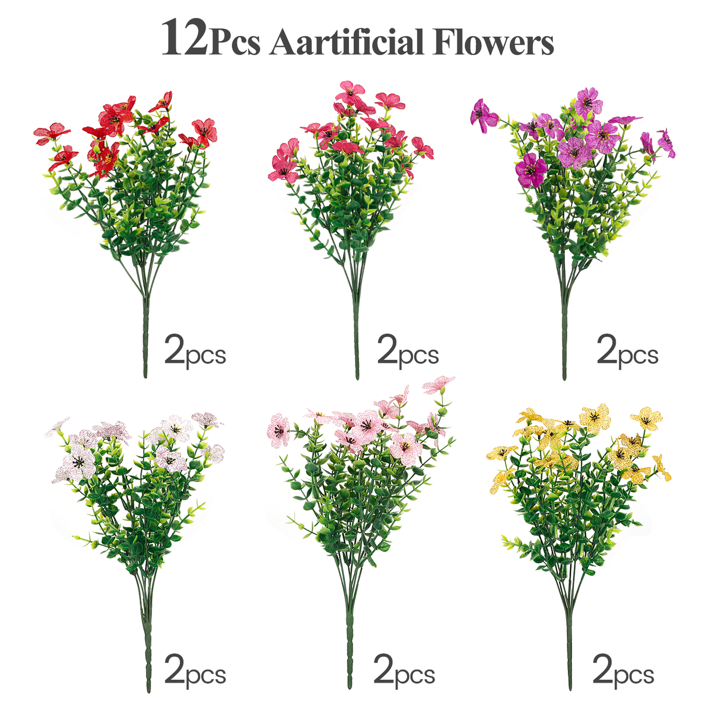 Artificial Flowers for Outdoor Decoration,